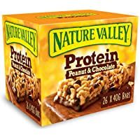 Los mejores  - Nature Valley Protein Peanut &amp- Chocolate Gluten Free Cereal Bars 40g (Pack of 26 Bars)
